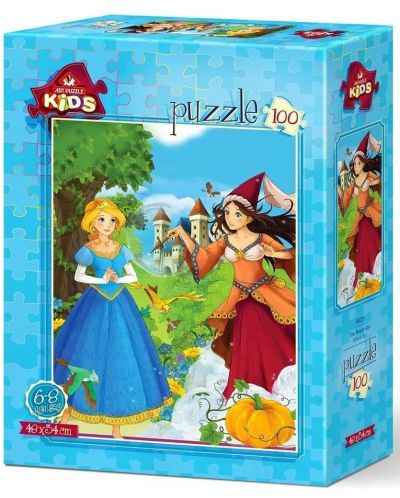 Детски пъзел Art Puzzle от 100 части - Принцеси - 1